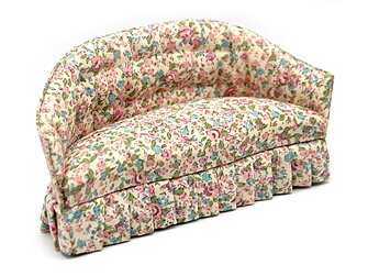 Soffa, blommig