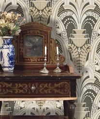 Fontaine deco 502 - wallpaper from Les Chinoiseries