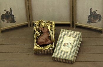 Ask med "chokladhare" -byggsats från Art of Mini