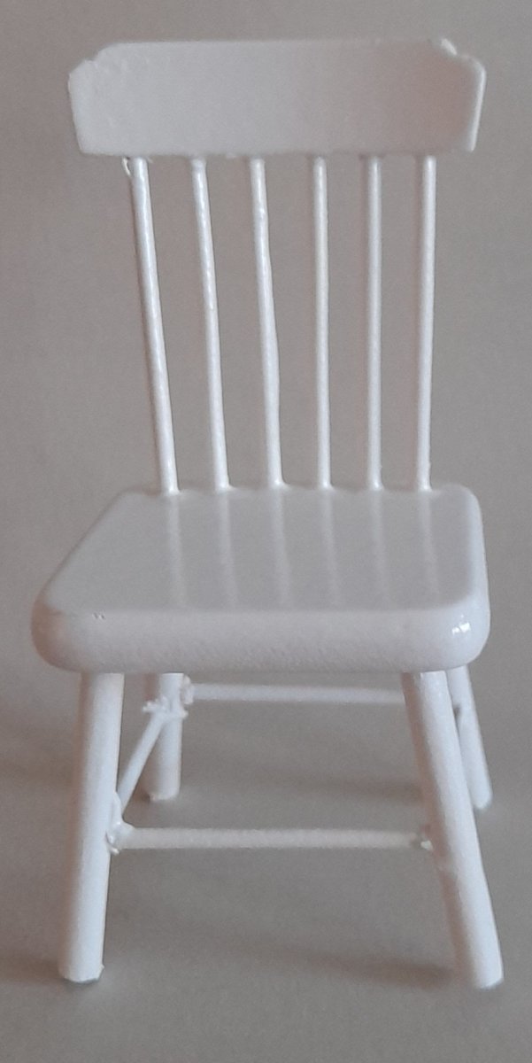 Kitchen chair white