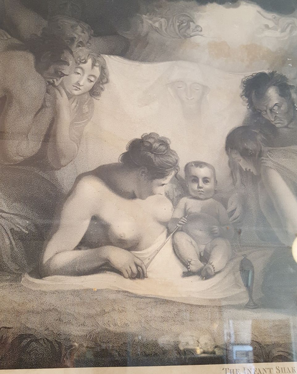 Smith Benjamin  The Infant Shakespeare gravyr