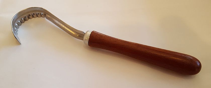 Nils Johan Fatty smörkrusare rund teak