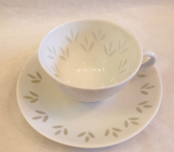 Lehti "rice porcelain" mocca cup and saucer - 2