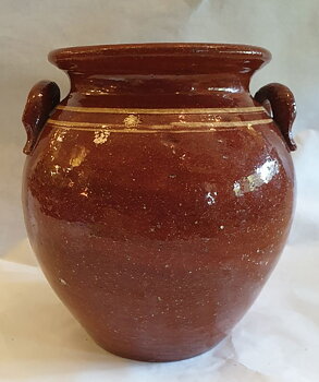  Vittinge jam jar with white stripes