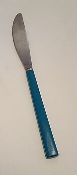 Fiesta blue green knife