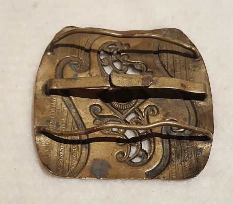 Skärpspänne mässing 1890-tal - 2