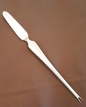 Lobster fork electroplate plain