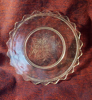 Eda american pattern cake plate
