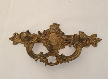 Drawer pull brass antique