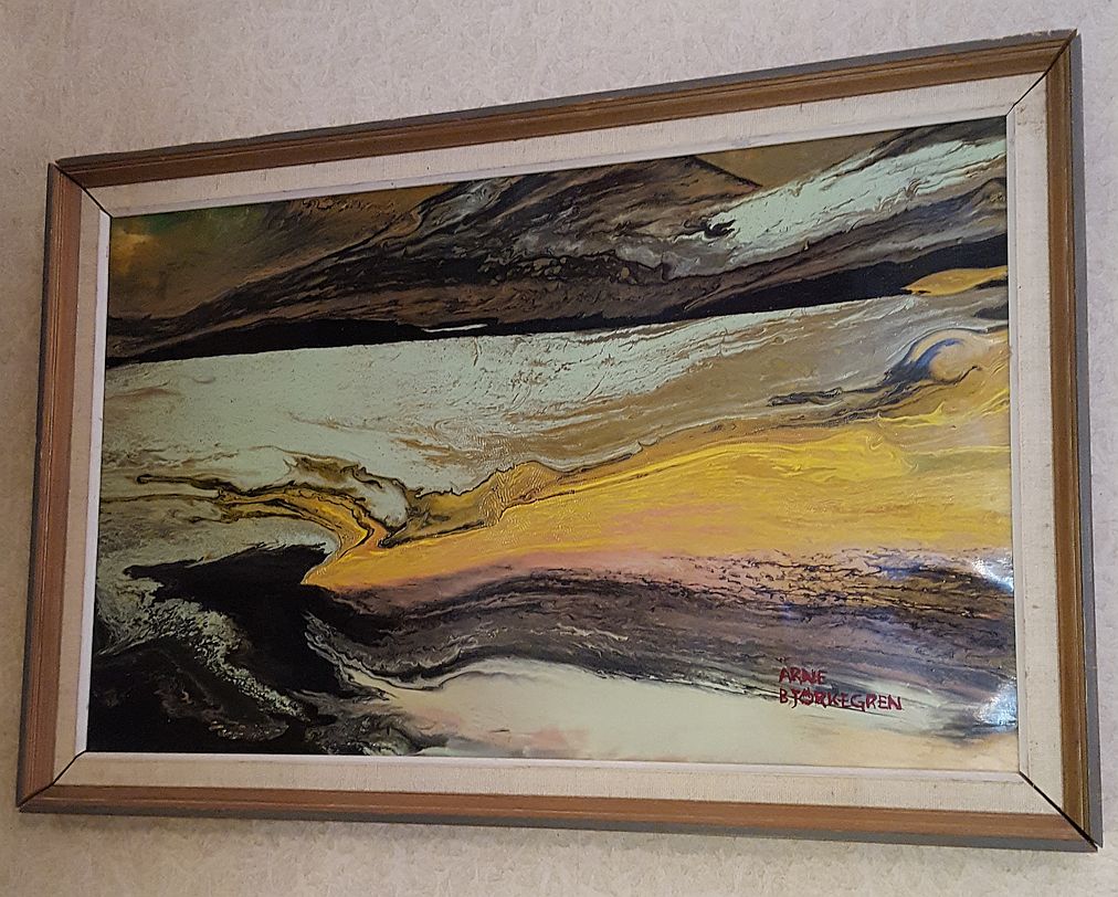 Bjorkegren Arne oil on cardboard