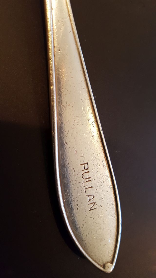 Rullan fish knife electroplate - 2