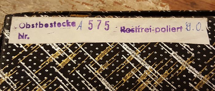 Solingen fruit cutlery 60s - 4