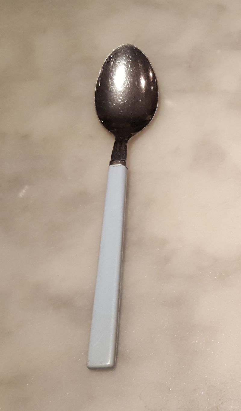 Fiesta light blue teaspoon