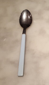 Fiesta light blue teaspoon