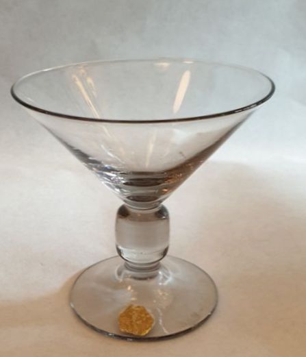Likörglas brungrått