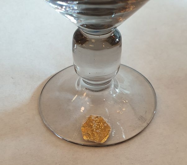 Likörglas brungrått - 2