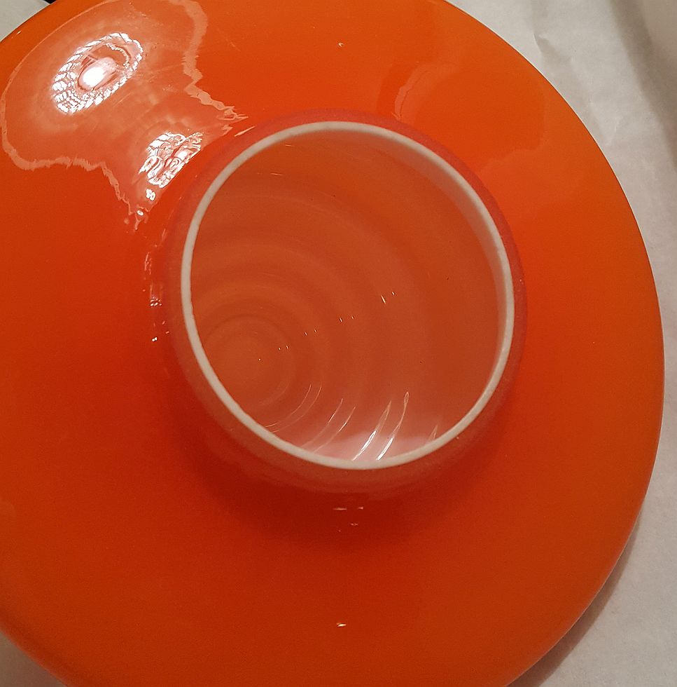 Lampkupa orange 1930-tal - 3