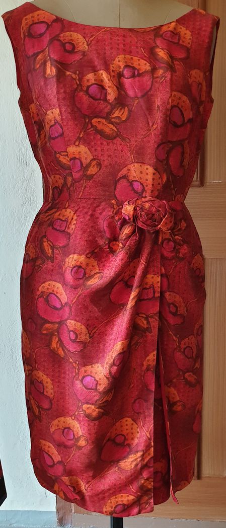  Dress red 1960s