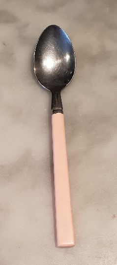 Fiesta light pink teaspoon