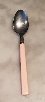 Fiesta light pink teaspoon
