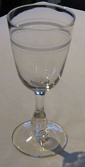 Rydberg dessert wine glass antique