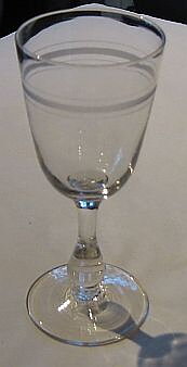 Rydberg dessert wine glass antique