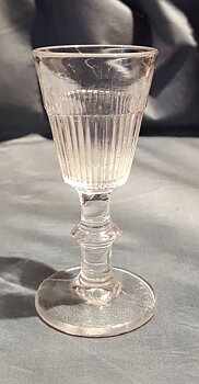 Shot glass pressed 1800s