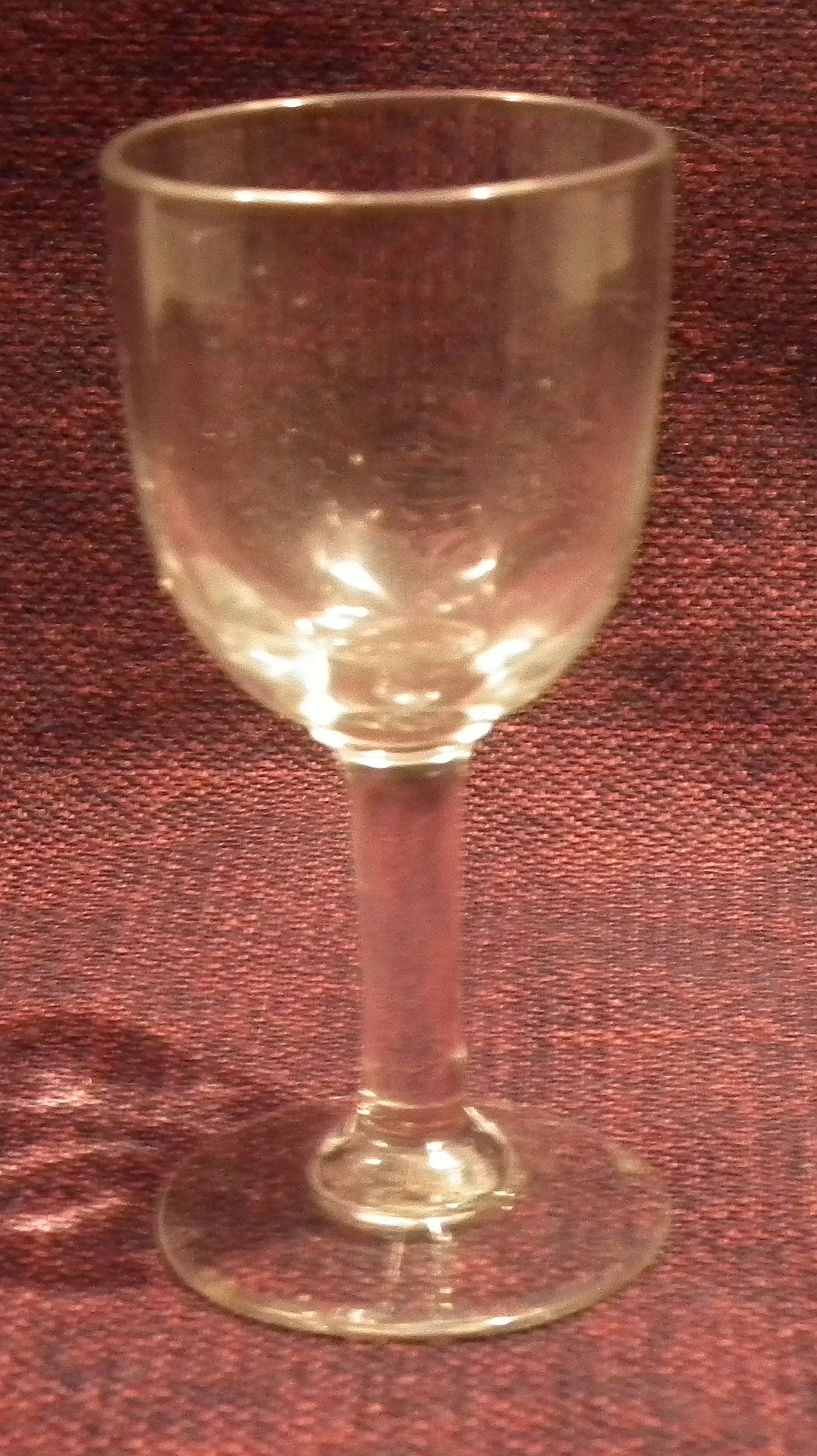 Antique shot glass optic