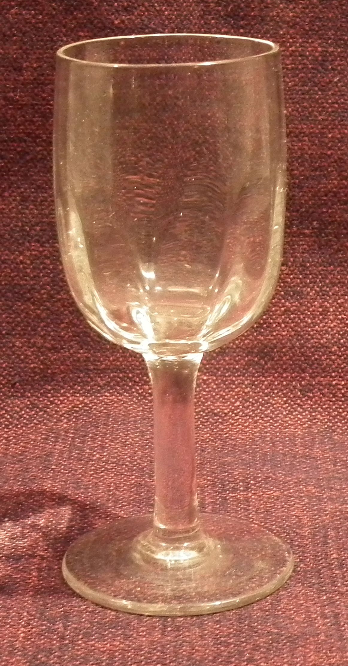 Shot glass optic blown 1890s