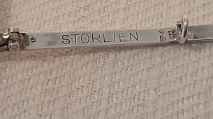 Brosch skida silver Storlien - 2