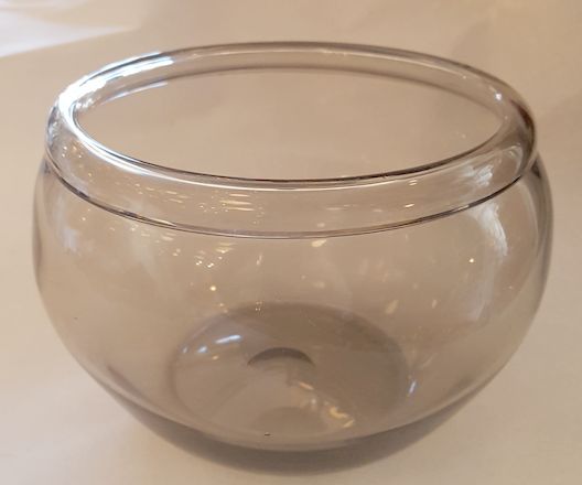 Bowl 1950s gray