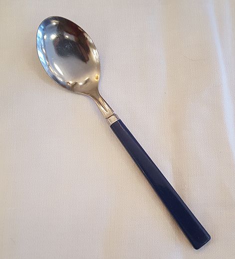 Fiesta navy blue spoon