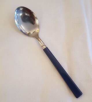 Fiesta navy blue spoon