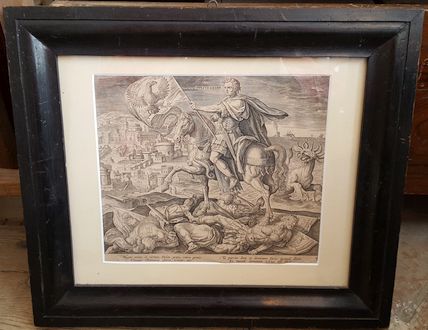 Collaert Adriaen engraving Julius Caesar 16th-16th century