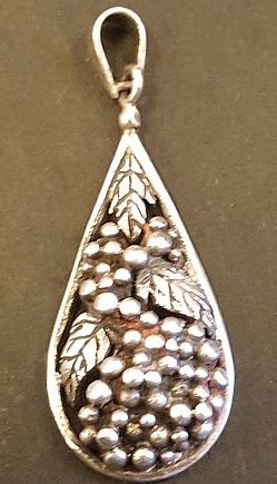 Hänge druvklase sterling silver - 2