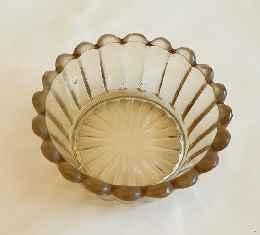  Saltbowl pressglass 1920s - 2