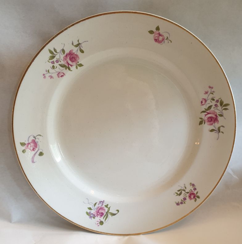 Rosenbuketter tallrik