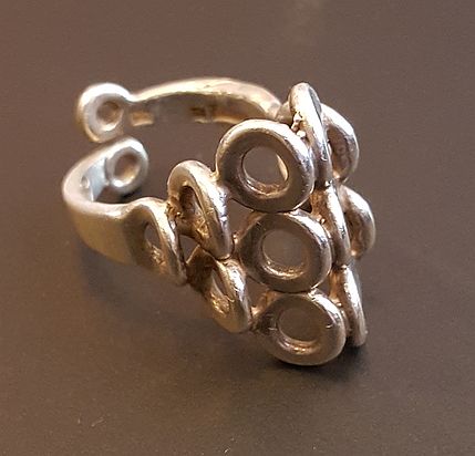 Ring silver Meredith Robb