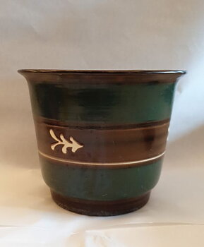 Flowerpot handpainted 1930s