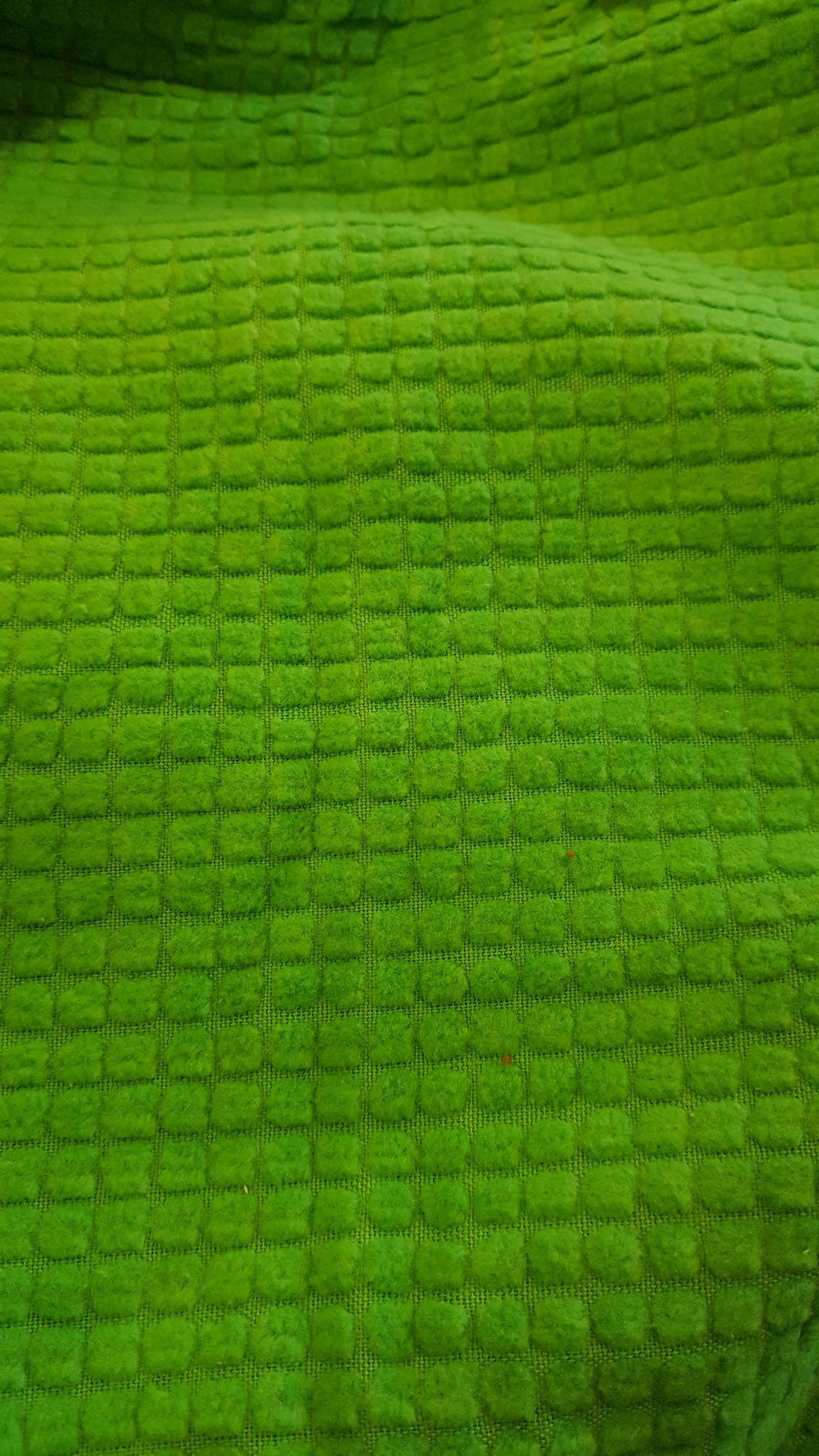 Fabric signal green soft cotton