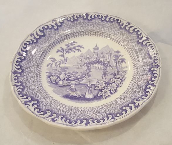 Lacepattern, saladplate