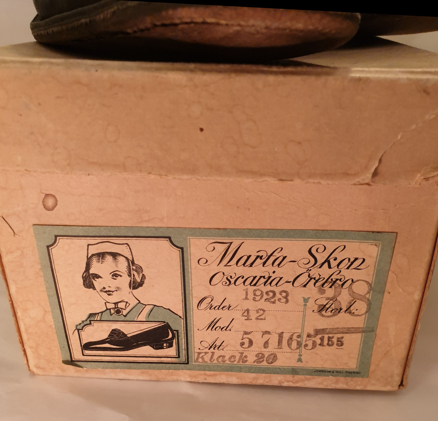Dansskor handsydda strl 38, 1920-tal - 6