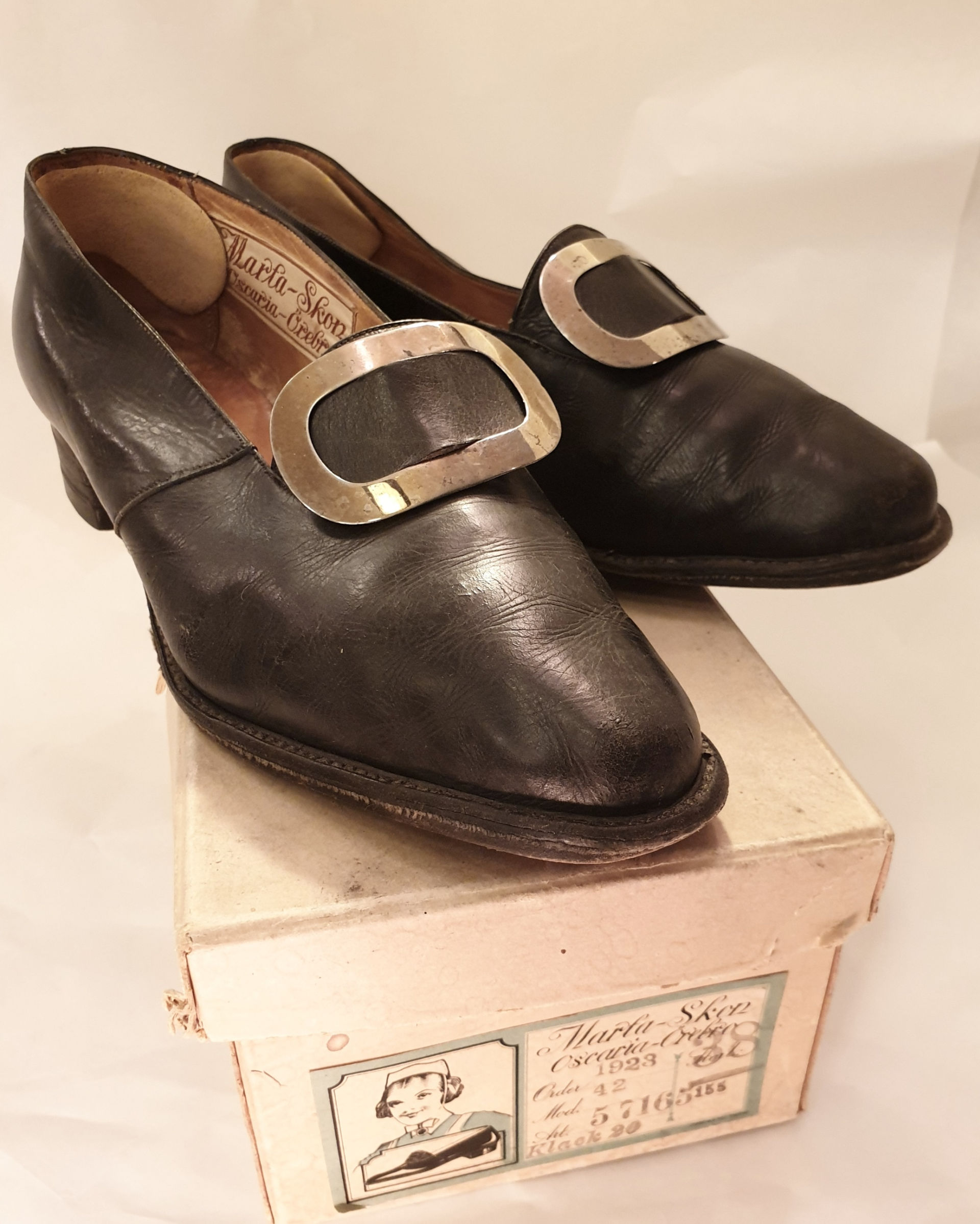 Dansskor handsydda strl 38, 1920-tal - 2
