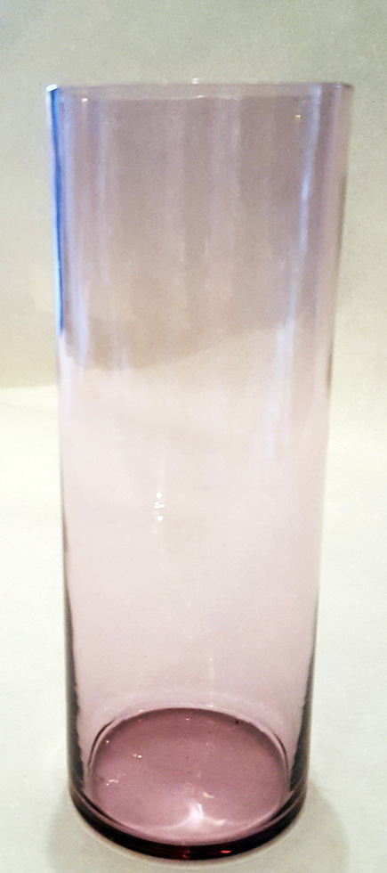  Pink juice glass 1950s