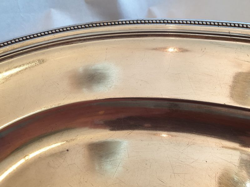 Schreuder & Olsson pewter plate rococo style - 2