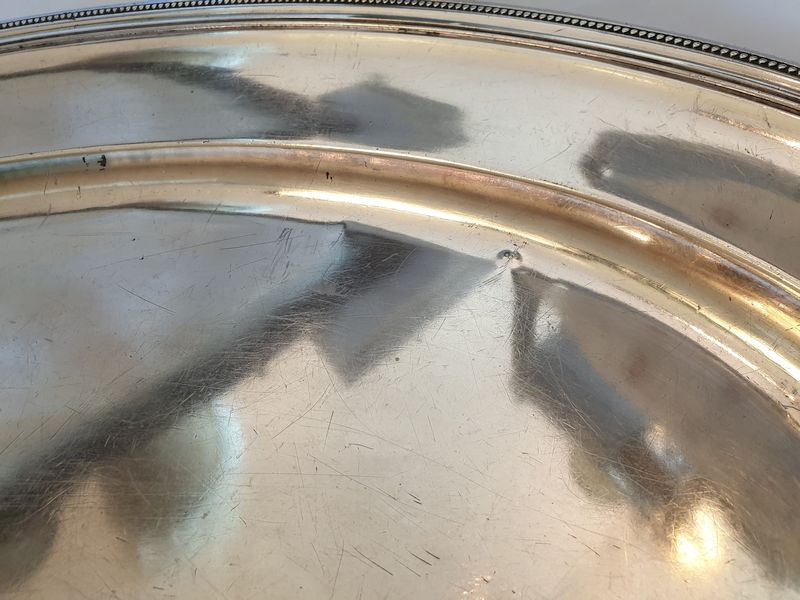 Schreuder & Olsson pewter plate rococo style - 3