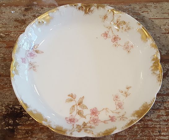 Haviland litet fat rosa guld