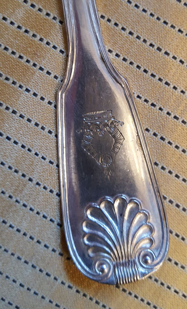 Ehrensvard escutcheon starterfork electroplate - 2