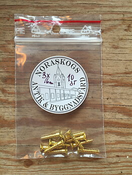 Spårskruv 3 x 16 mm