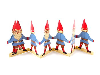 pappersrad tomte